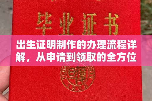 依兰出生证明制作的办理流程详解，从申请到领取的全方位指南